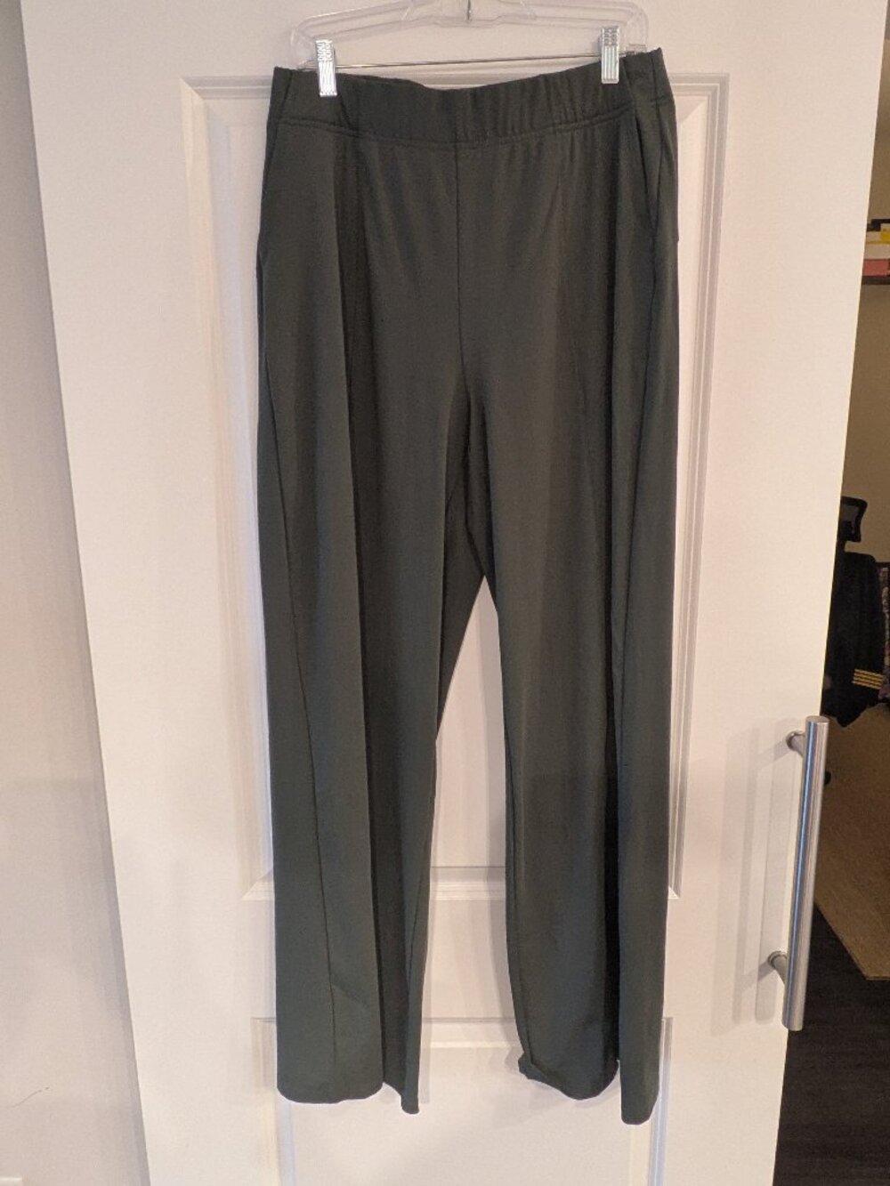 High-Waisted PowerSoft Trouser Pants - L Tall